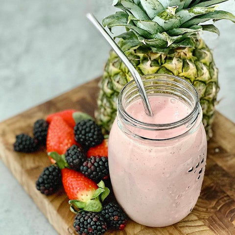 Yummii Yummii Stålsugerør 6-pak Kombi Reusable Straws Stainless Steel 18/8