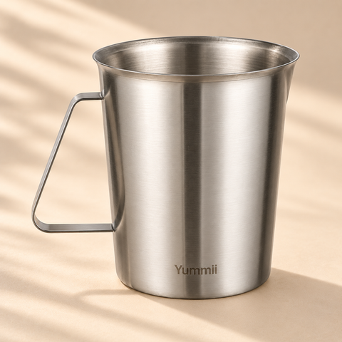 Målekande i rustfrit stål på 1000 ml fra Yummii