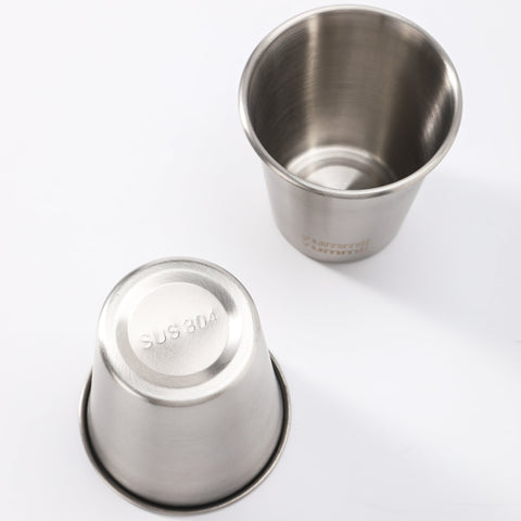 Rustfri stålkopper - 4 stk. (300 ml)