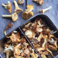 Bento Large 2 i rustfrit stål 18/8 med friske kantareller fra Yummii Yummii