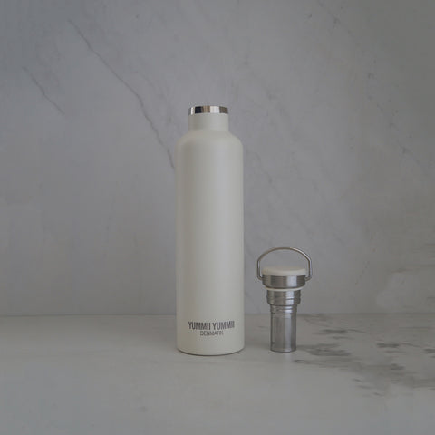 Yummii Yummii Pearl White Thermobottle Large Thermo Bottles Stainless Steel 18/8