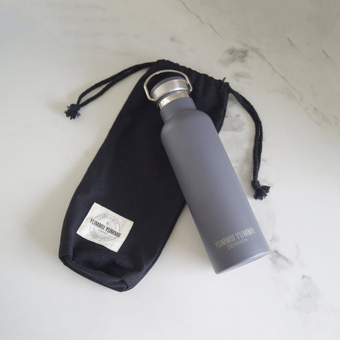 Yummii Yummii Charcoal Thermobottle Medium Thermo Bottles Stainless Steel 18/8