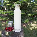 Yummii Yummii Pearl White Thermobottle Large Thermo Bottles Stainless Steel 18/8