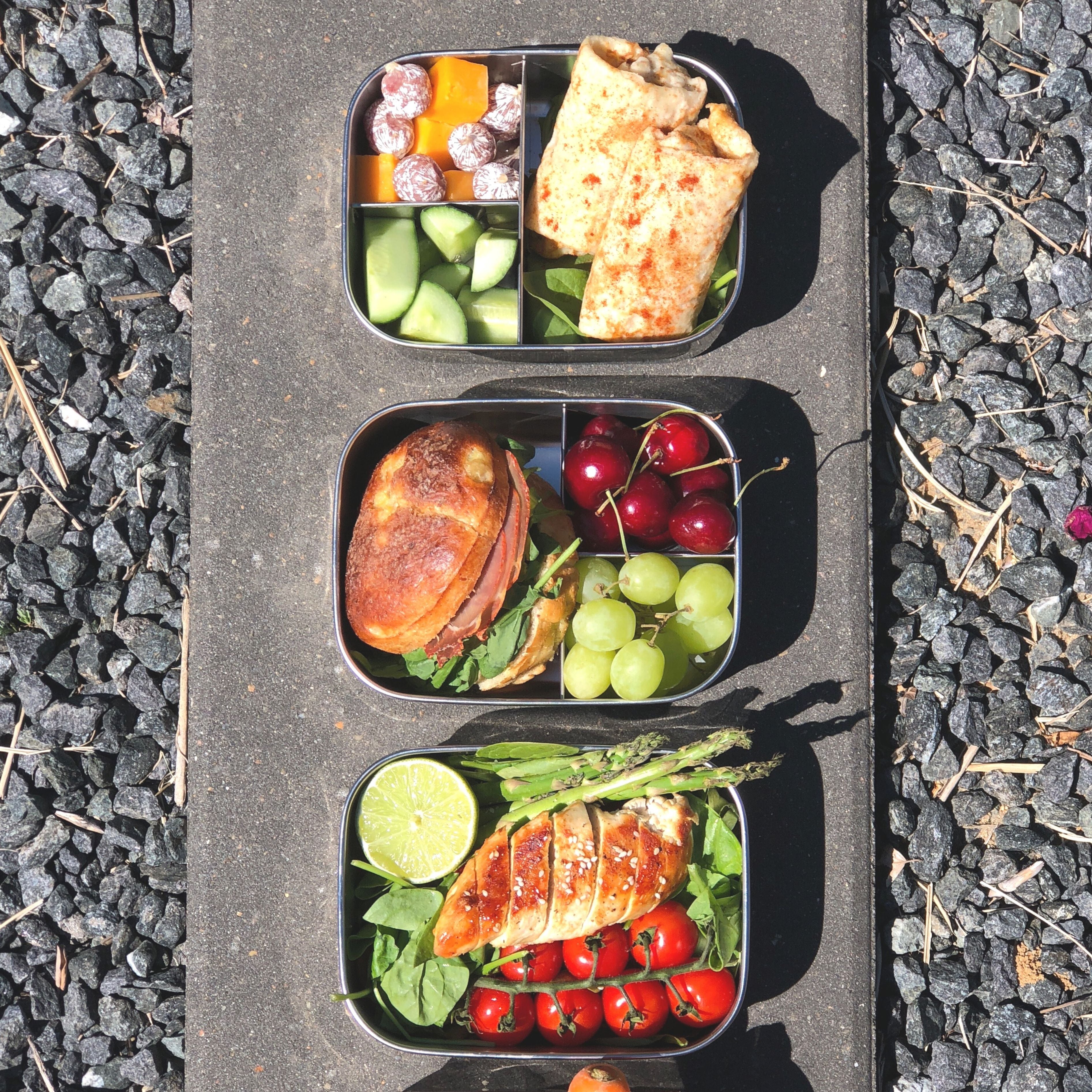 Yummii Yummii Bento Medium+ 3 Bento Medium + Stainless Steel 18/8