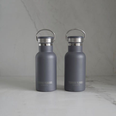 Yummii Yummii Charcoal Thermobottle Small Thermo Bottles Stainless Steel 18/8