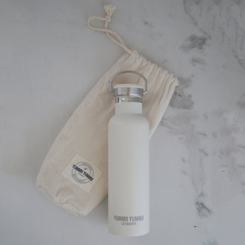 Yummii Yummii Pearl White Thermobottle Medium Thermo Bottles Stainless Steel 18/8