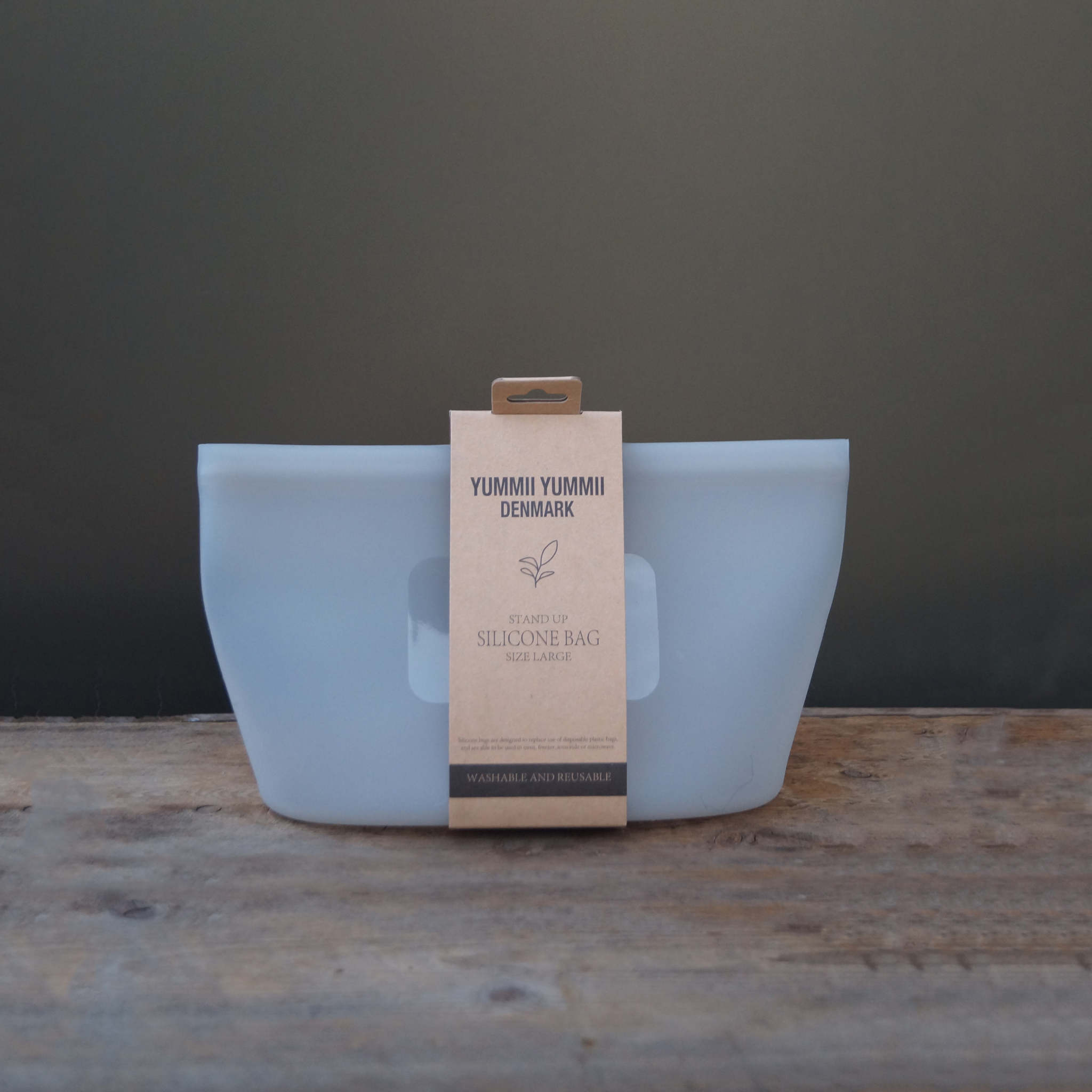 Standup silicone bag - sea shell - large