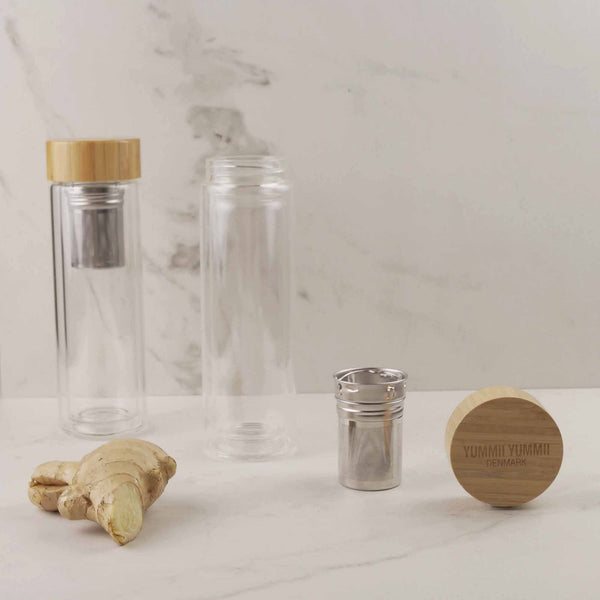 Termoflaske med teinfuser