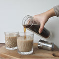 Yummii Yummii Thermo Bottle with Tea Infuser - Black Glass Bottles Borosilicate Glass