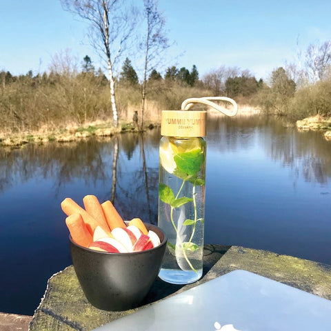 Yummii Yummii Vandflaske - 600 ml Glass Bottles Borosilicate Glass