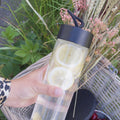 Yummii Yummii Glass Bottle 600 ml - Black Glass Bottles Borosilicate Glass